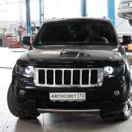 Jeep Grand Cherokee IV (WK2) / замена линз на Hella 3R
