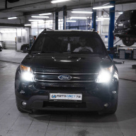 Замена штатных линз Ford Explorer на светодиодные