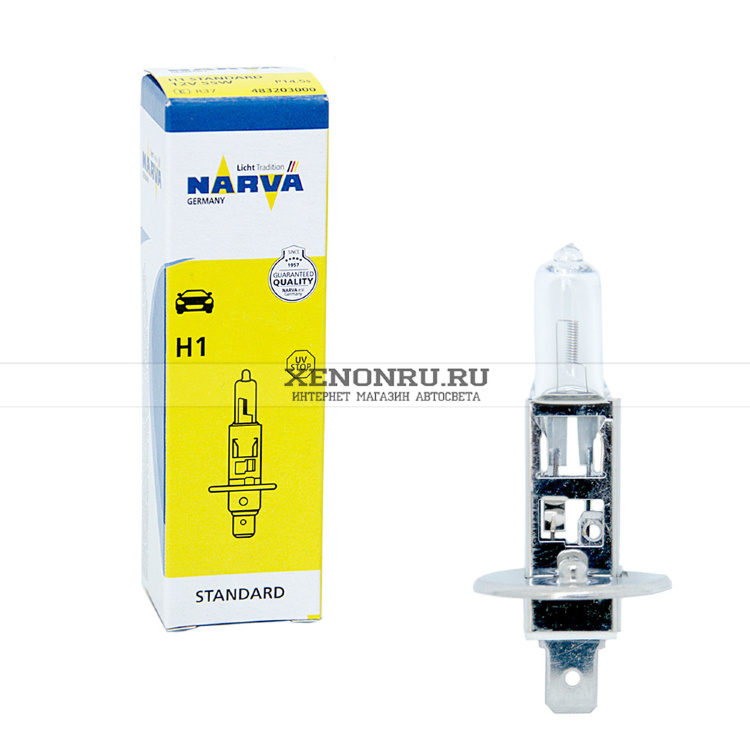 Автолампа H1 12V 55W АКГ NARVA Standart С1 (483203000)